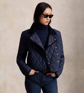 Polo Ralph Lauren Veste matelassée croisée bleu marine