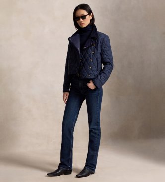 Polo Ralph Lauren Veste matelassée croisée bleu marine