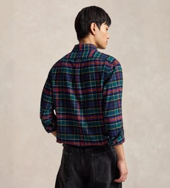 Polo Ralph Lauren Camisa de sarga técnica Custom Fit verde
