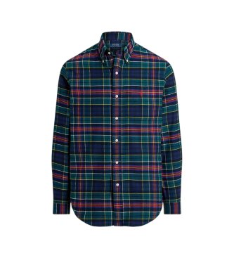 Polo Ralph Lauren Camisa de sarga técnica Custom Fit verde