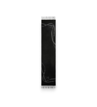 Lauren Ralph Lauren Écharpe à motif équestre et bonnet noir