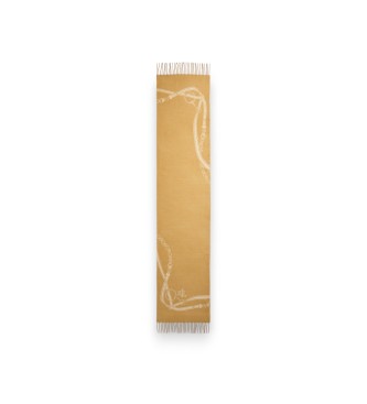 Lauren Ralph Lauren Écharpe à motif équestre et bonnet beige