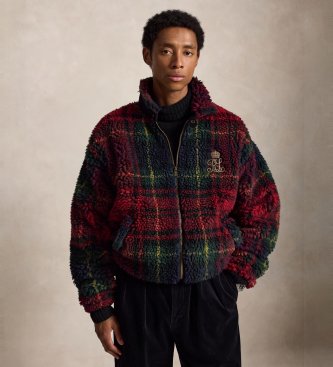 Polo Ralph Lauren Veste polaire coupe Relaxed rouge, vert