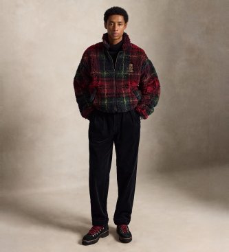 Polo Ralph Lauren Veste polaire coupe Relaxed rouge, vert
