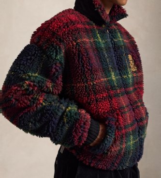 Polo Ralph Lauren Veste polaire coupe Relaxed rouge, vert