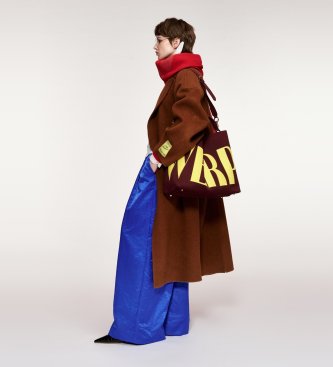 Essentiel Antwerp Manteau Réversible Kelp marron