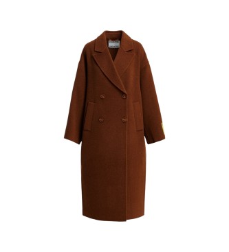 Essentiel Antwerp Manteau Réversible Kelp marron