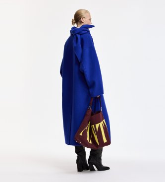 Essentiel Antwerp Manteau Réversible Kelp bleu