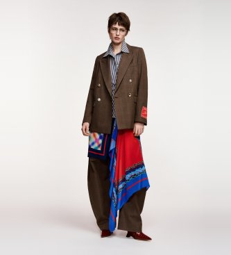 Essentiel Antwerp Blazer Doble Botonadura Kit2 marrón