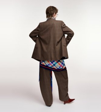 Essentiel Antwerp Blazer Doble Botonadura Kit2 marrón