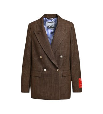 Essentiel Antwerp Blazer Doble Botonadura Kit2 marrón