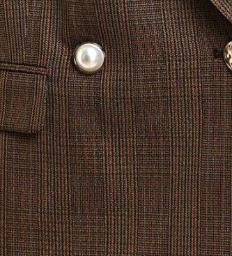 Essentiel Antwerp Blazer Doble Botonadura Kit2 marrón