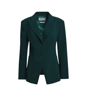 Essentiel Antwerp Blazer Ajusté Knightly vert foncé