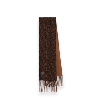 Essentiel Antwerp Écharpe réversible Kattern marron