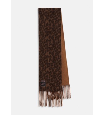Essentiel Antwerp Écharpe réversible Kattern marron