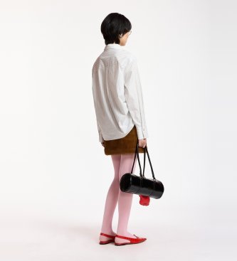 Essentiel Antwerp Chemise à col lavallière Kacao blanc cassé