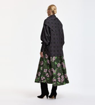 Essentiel Antwerp Chemise Oversize avec Foulard Kiss gris, noir