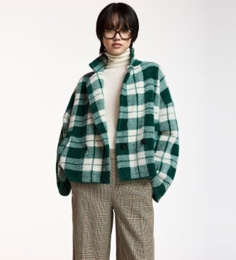 Essentiel Antwerp Karierter Cardigan Karreau