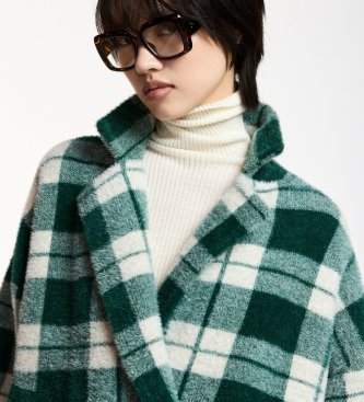 Essentiel Antwerp Karierter Cardigan Karreau
