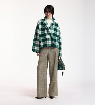 Essentiel Antwerp Karierter Cardigan Karreau