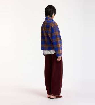 Essentiel Antwerp Karreau blazer med tern i blå