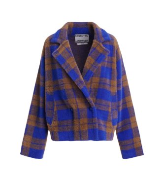 Essentiel Antwerp Karreau blazer med tern i blå