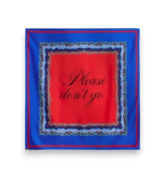 Essentiel Antwerp Foulard imprimé Klassik bleu