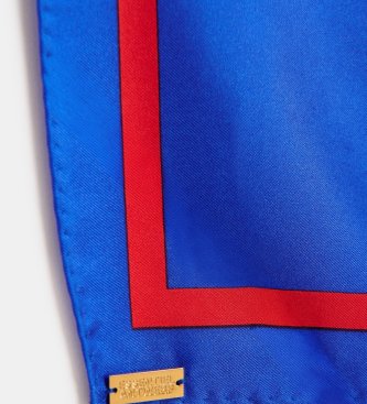 Essentiel Antwerp Foulard imprimé Klassik bleu