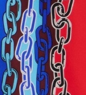 Essentiel Antwerp Foulard imprimé Klassik bleu