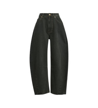 Essentiel Antwerp Cropped jeans i mörkgrå Kokos med tunnformade ben