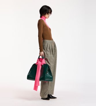 Essentiel Antwerp Pull bicolore col haut Koncert marron, rose