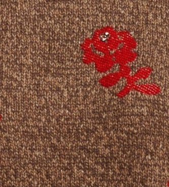 Essentiel Antwerp Pull brodé Korine marron