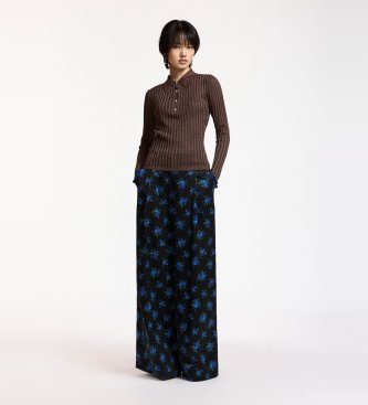 Essentiel Antwerp Polo ajusté Karan marron