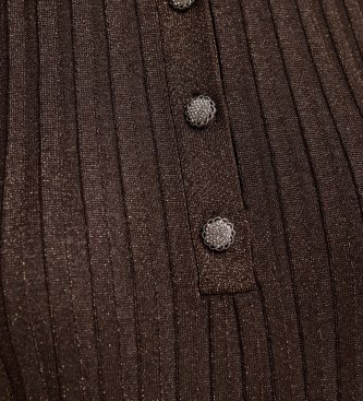 Essentiel Antwerp Polo ajusté Karan marron