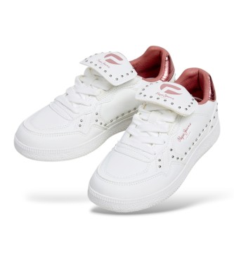 Pepe Jeans Białe trampki Ball Studs