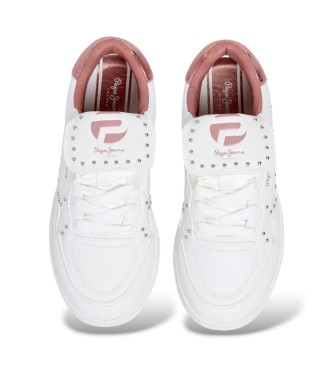 Pepe Jeans Białe trampki Ball Studs
