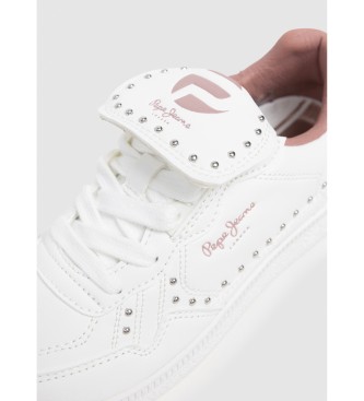 Pepe Jeans Białe trampki Ball Studs