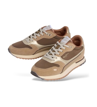 Pepe Jeans Bexley Essence brown sneakers