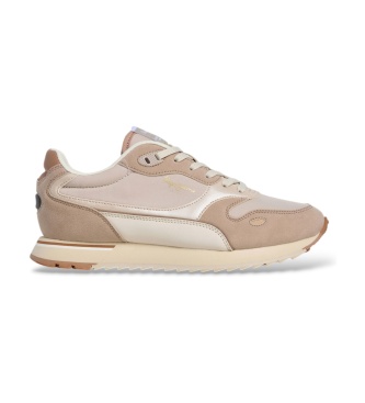 Pepe Jeans Beige Bexley Essence sneakers