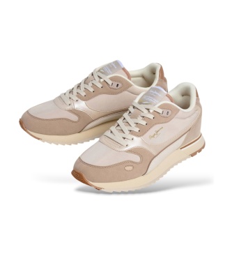 Pepe Jeans Beige Bexley Essence sneakers