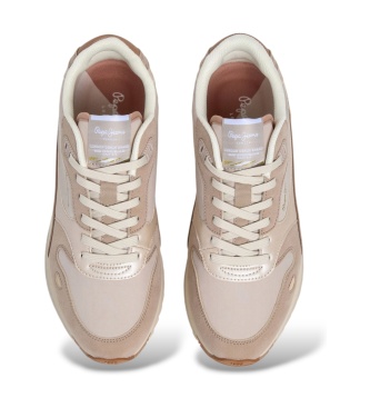 Pepe Jeans Beige Bexley Essence sneakers