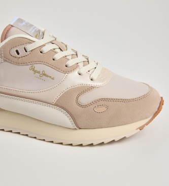 Pepe Jeans Beige Bexley Essence sneakers