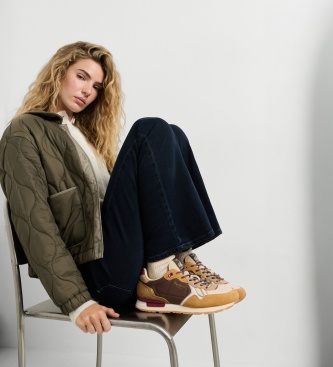 Pepe Jeans Baskets Brit City marron