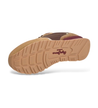 Pepe Jeans Baskets Brit City marron