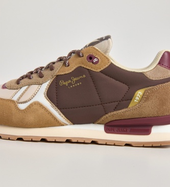 Pepe Jeans Baskets Brit City marron