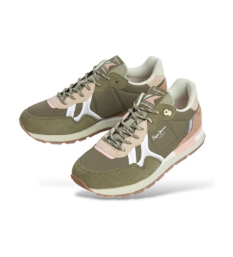 Pepe Jeans Sneaker Brit City verde