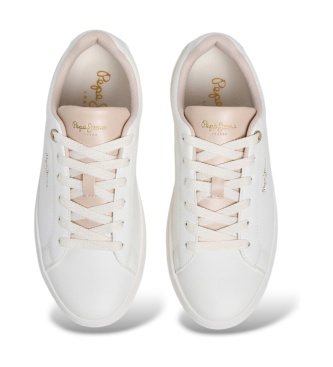 Pepe Jeans White Camden Bright sneakers