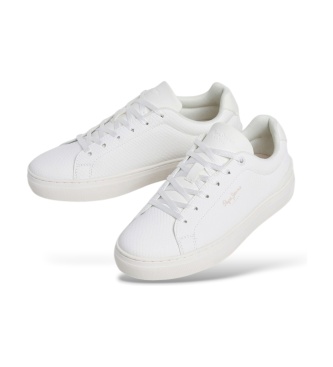 Pepe Jeans White Camden Hiss sneakers