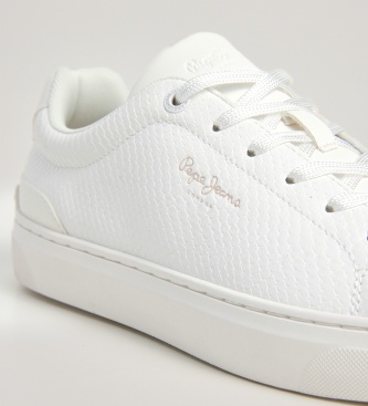 Pepe Jeans White Camden Hiss sneakers