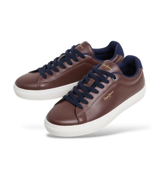 Pepe Jeans Mørkebrune Camden Mode sneakers